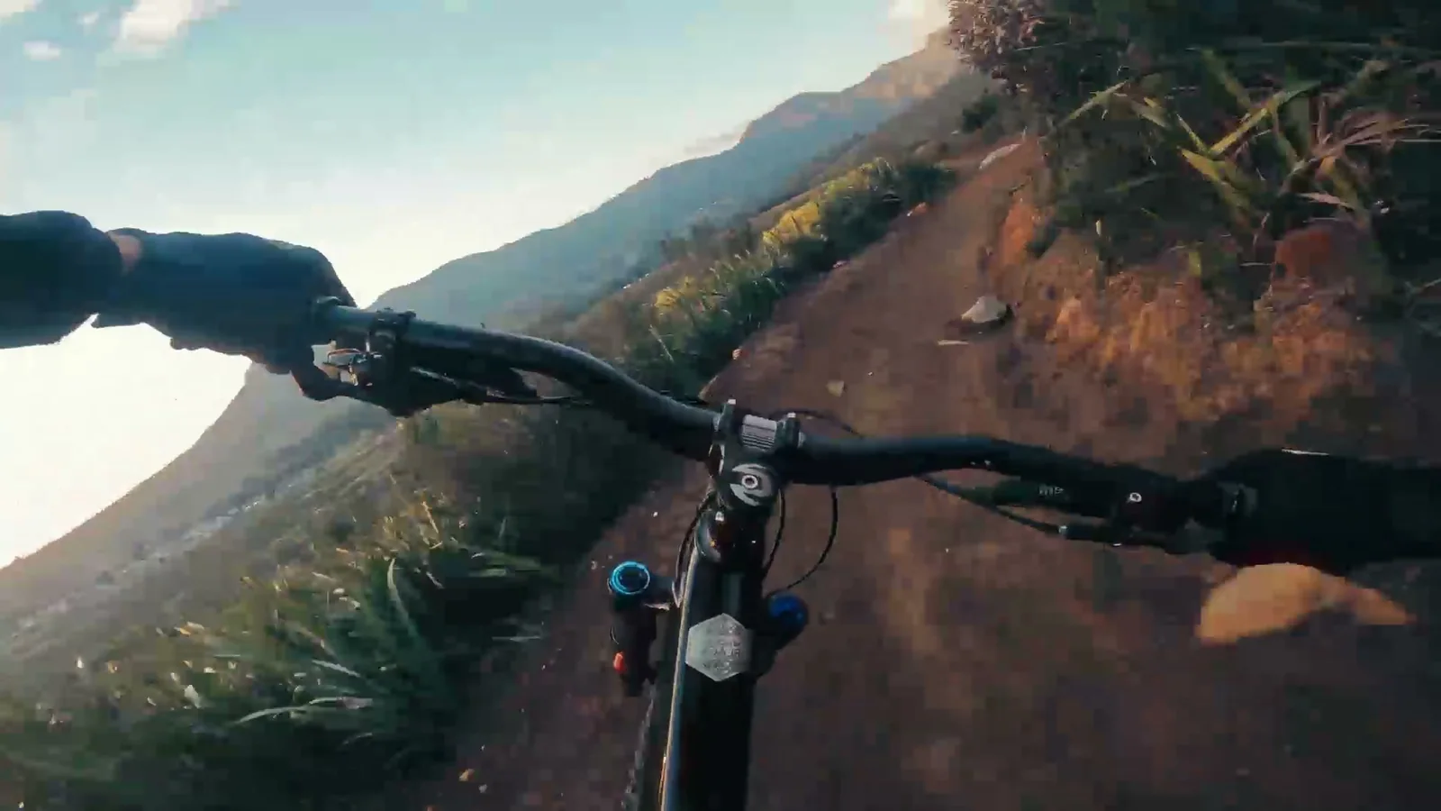 A rider exploring an outdoor trail